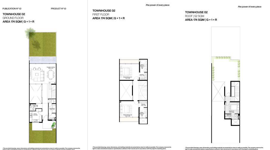 Floor plan for townhouse at Nmq