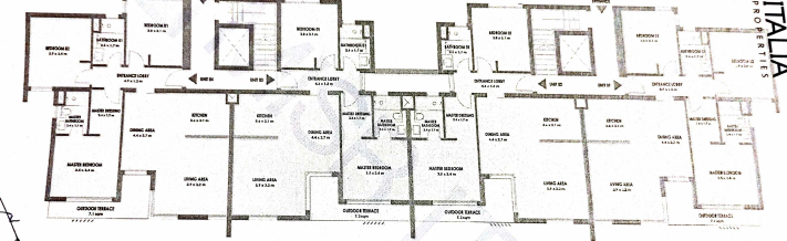 Floor plan for chalet at Solare
