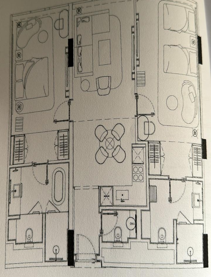 Floor plan for apartment at Fifth Square Al Marasem