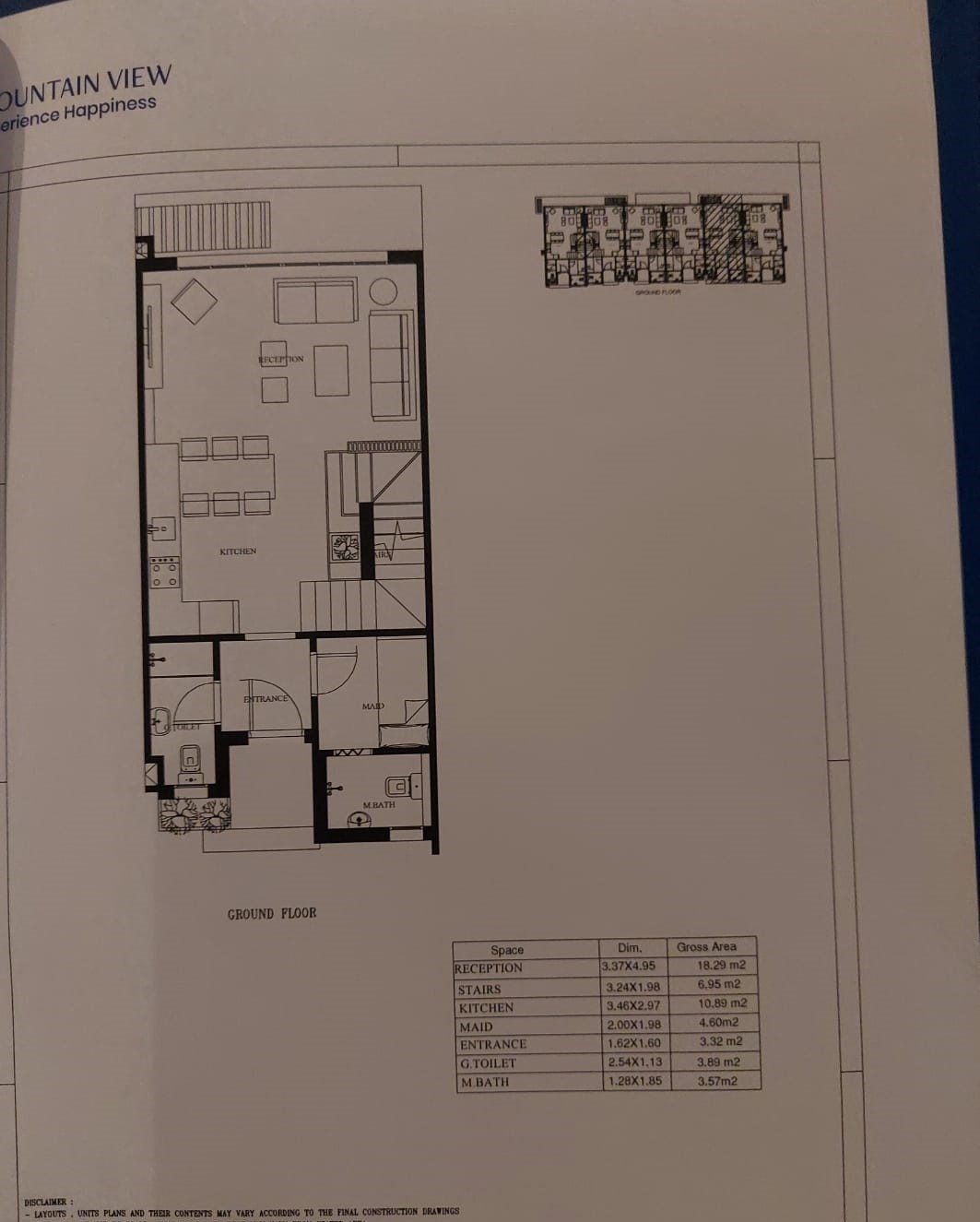 Floor plan for townhouse at LVLS Mountain View