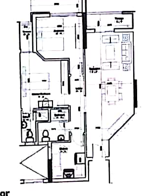 Floor plan for apartment at Nyoum Mostaqbal City