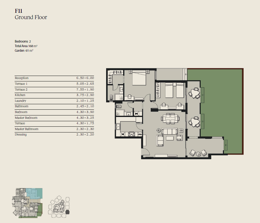 Floor plan for apartment at Ninety Avenue