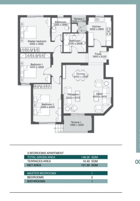 Floor plan for apartment at Ashgar City