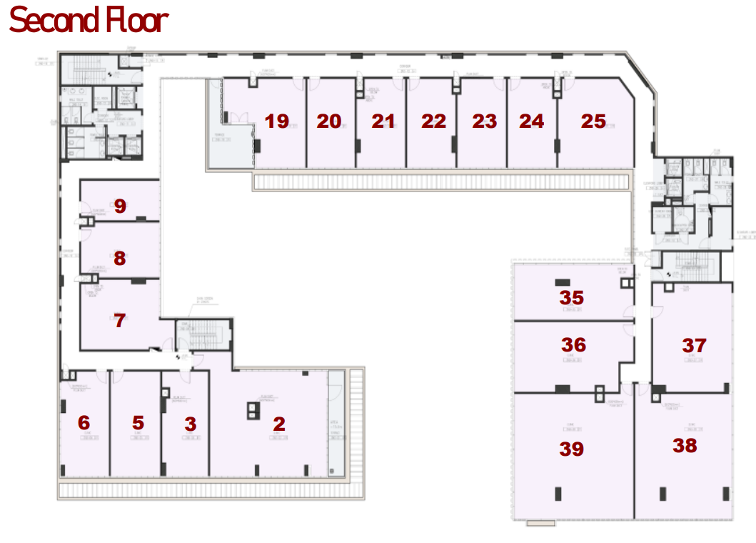 Floor plan for  at Five Fifty Five Business Complex