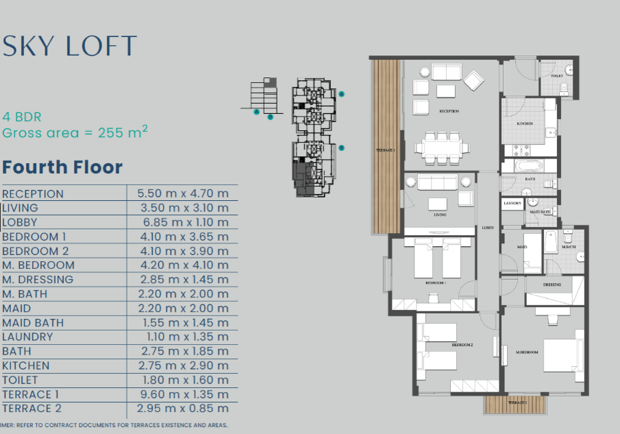 Floor plan for penthouse at Mountain View iCity October