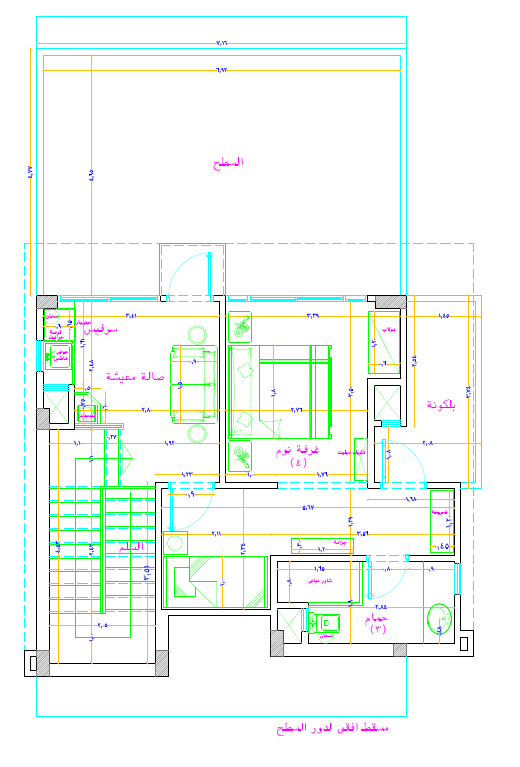 Floor plan for  at Stella Di Mary Ein Sokhna