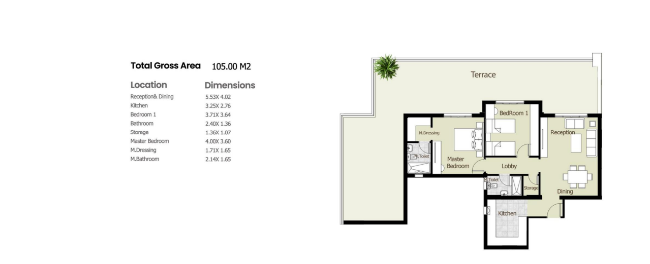 Floor plan for apartment at Azad Views