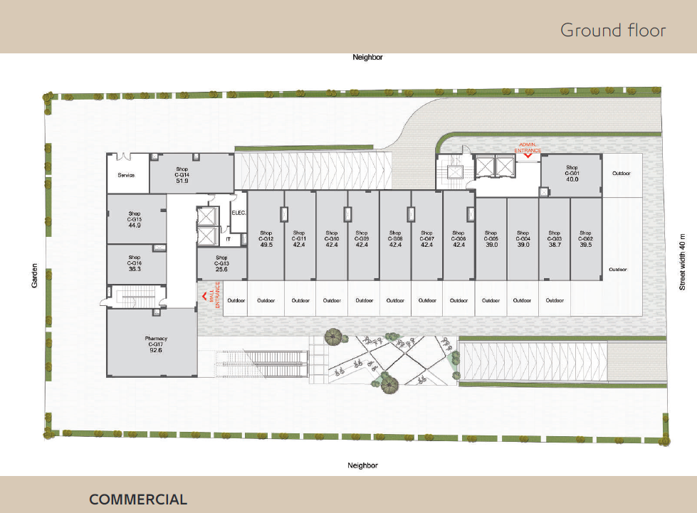 Floor plan for  at Dorado