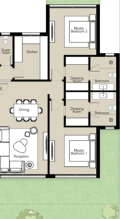 Floor plan for apartment at PX