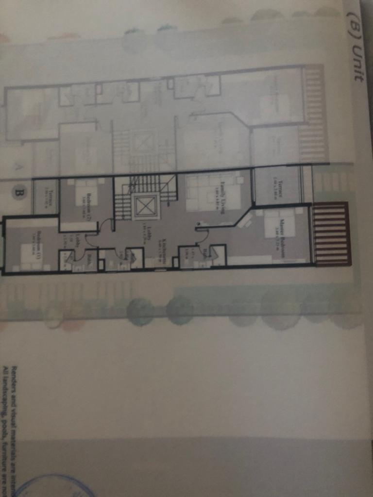 Floor plan for  at Palm Hills New Cairo