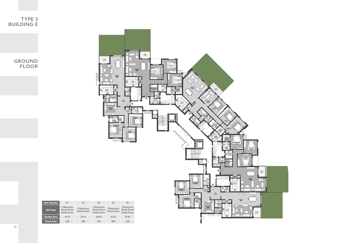 Floor plan for apartment at Allegria Residence