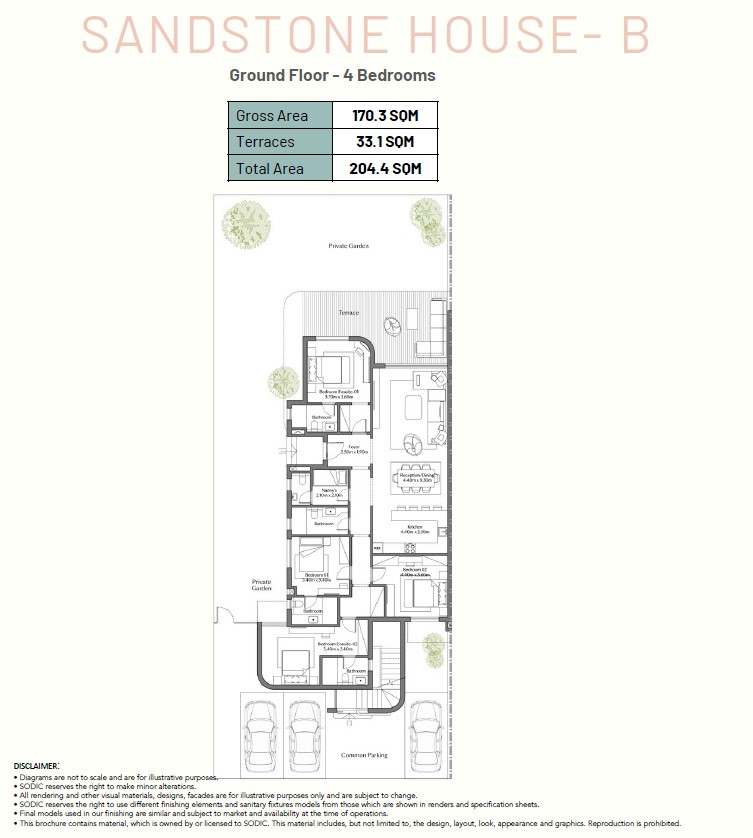 Floor plan for chalet at June