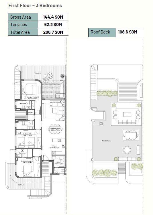 Floor plan for chalet at June