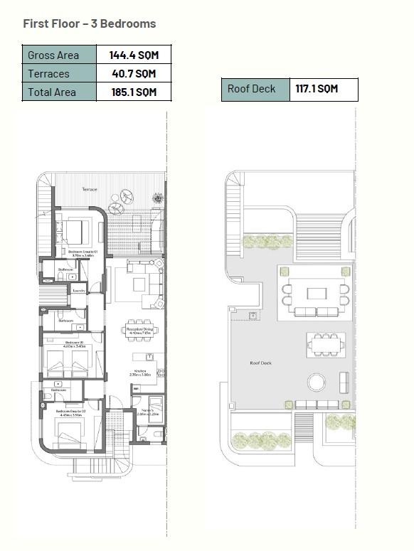 Floor plan for chalet at Aquamarine-June
