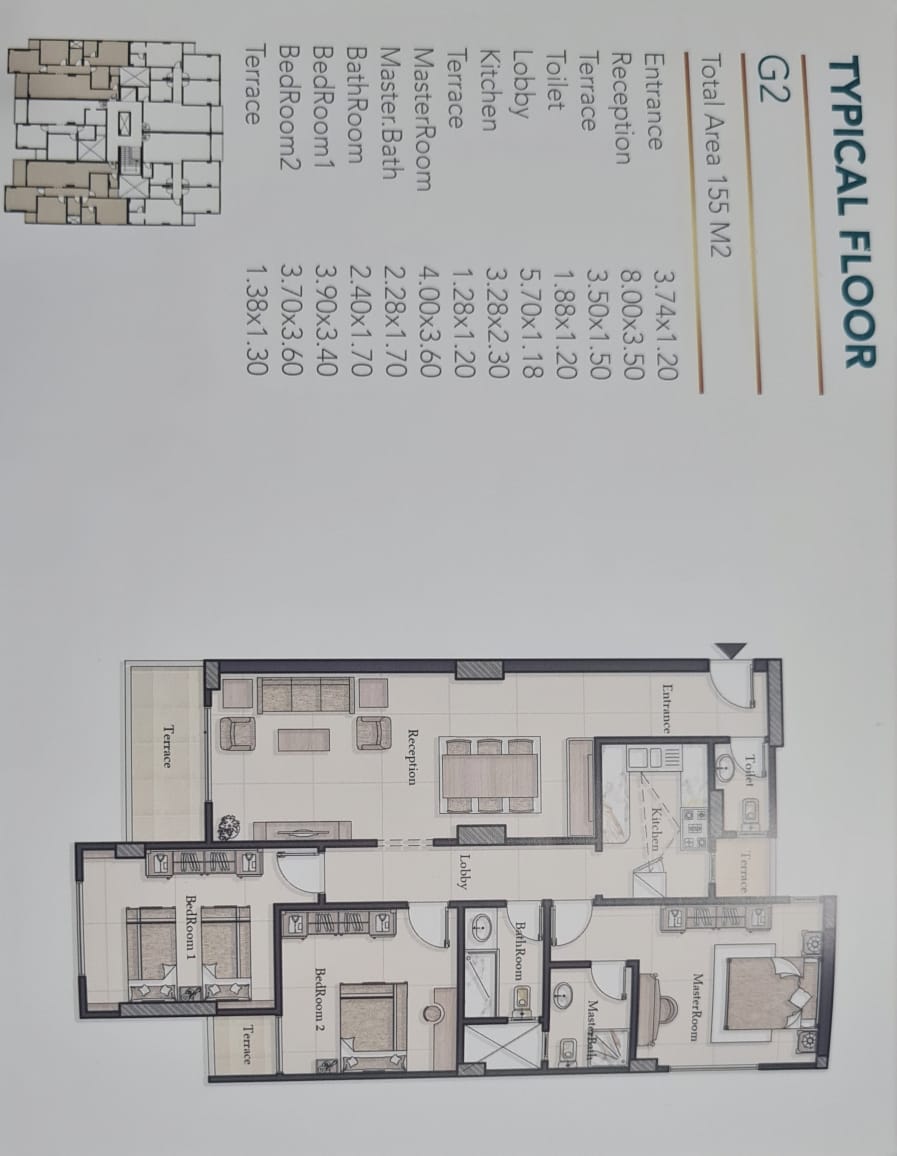 Floor plan for apartment at Icon Garden