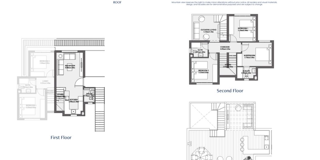 Floor plan for duplex at LVLS Mountain View
