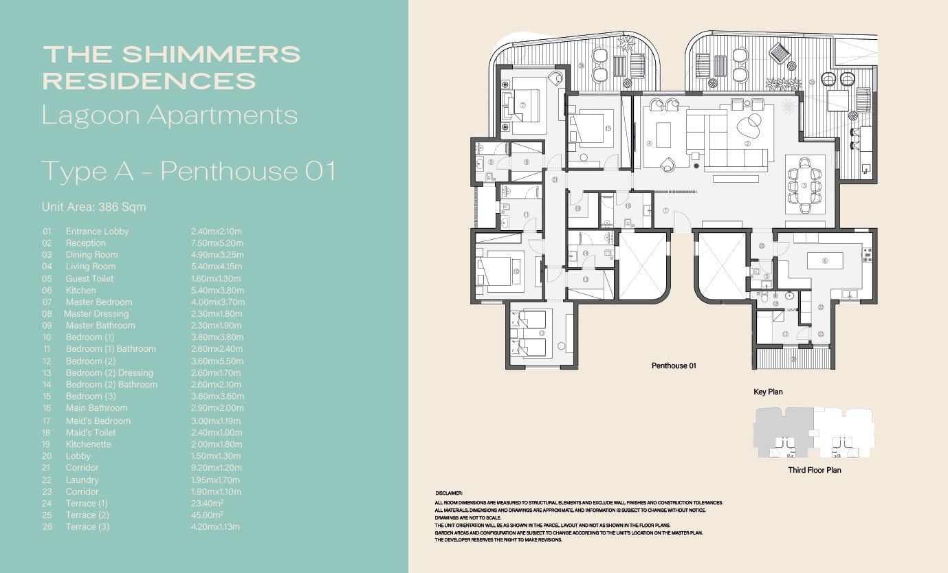 Floor plan for apartment at Swan Lake West