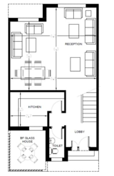 Floor plan for villa at Taj City