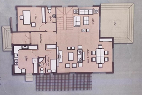 Floor plan for villa at Celia