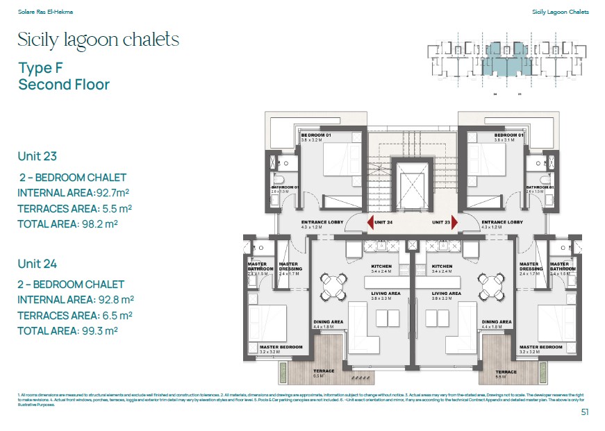 Floor plan for chalet at Solare