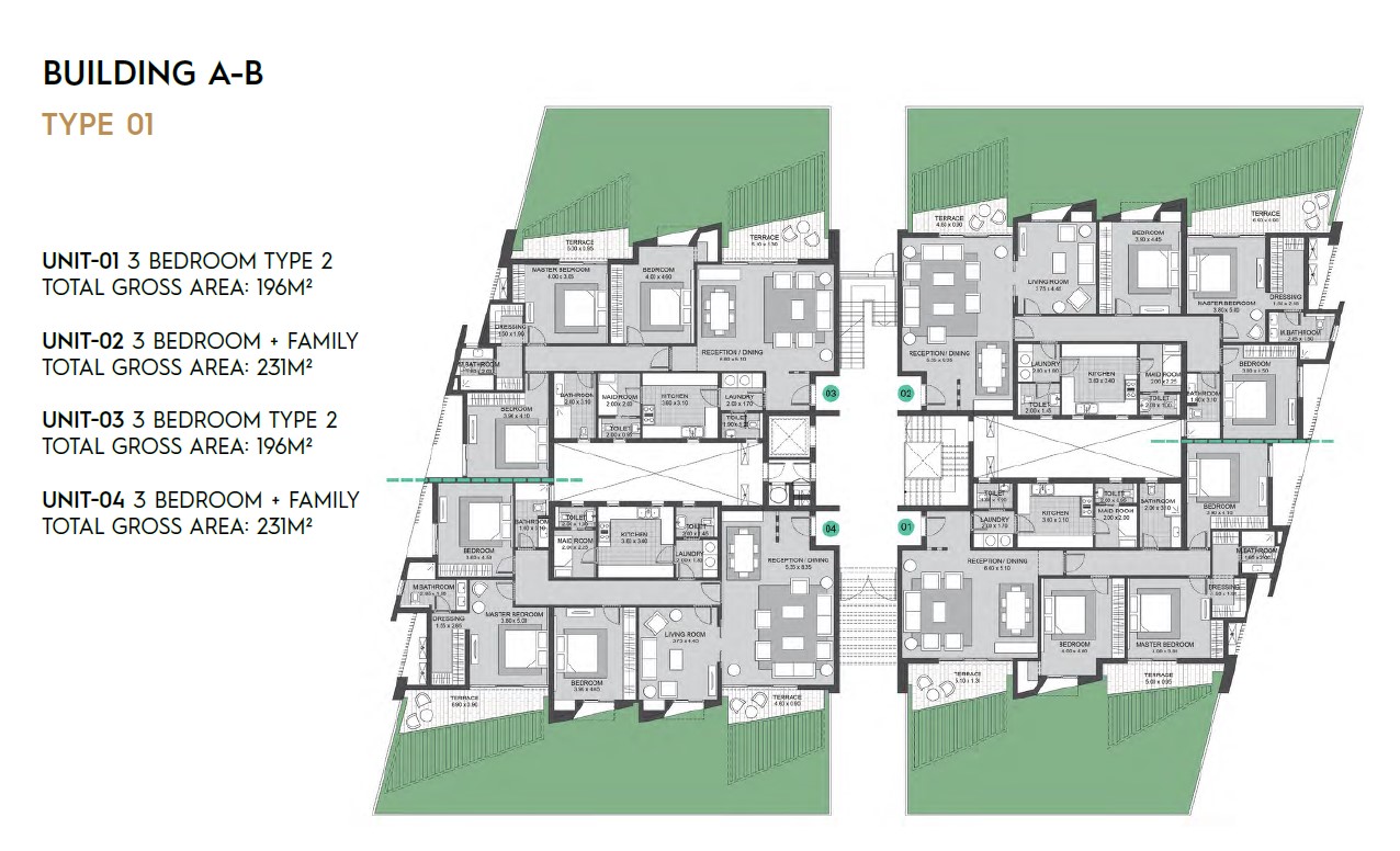 Floor plan for apartment at Six West