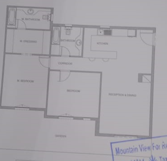 Floor plan for apartment at Aliva Mountain View Mostakbal City