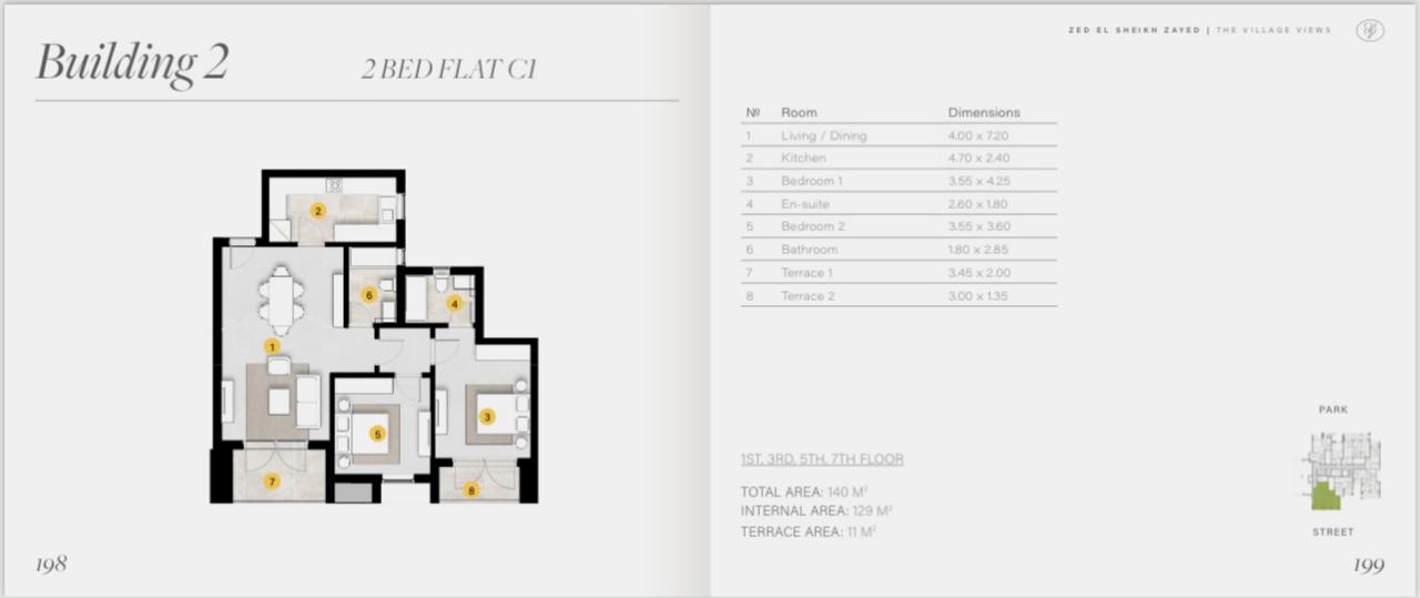 Floor plan for apartment at ZED