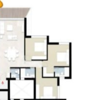 Floor plan for apartment at ZED East