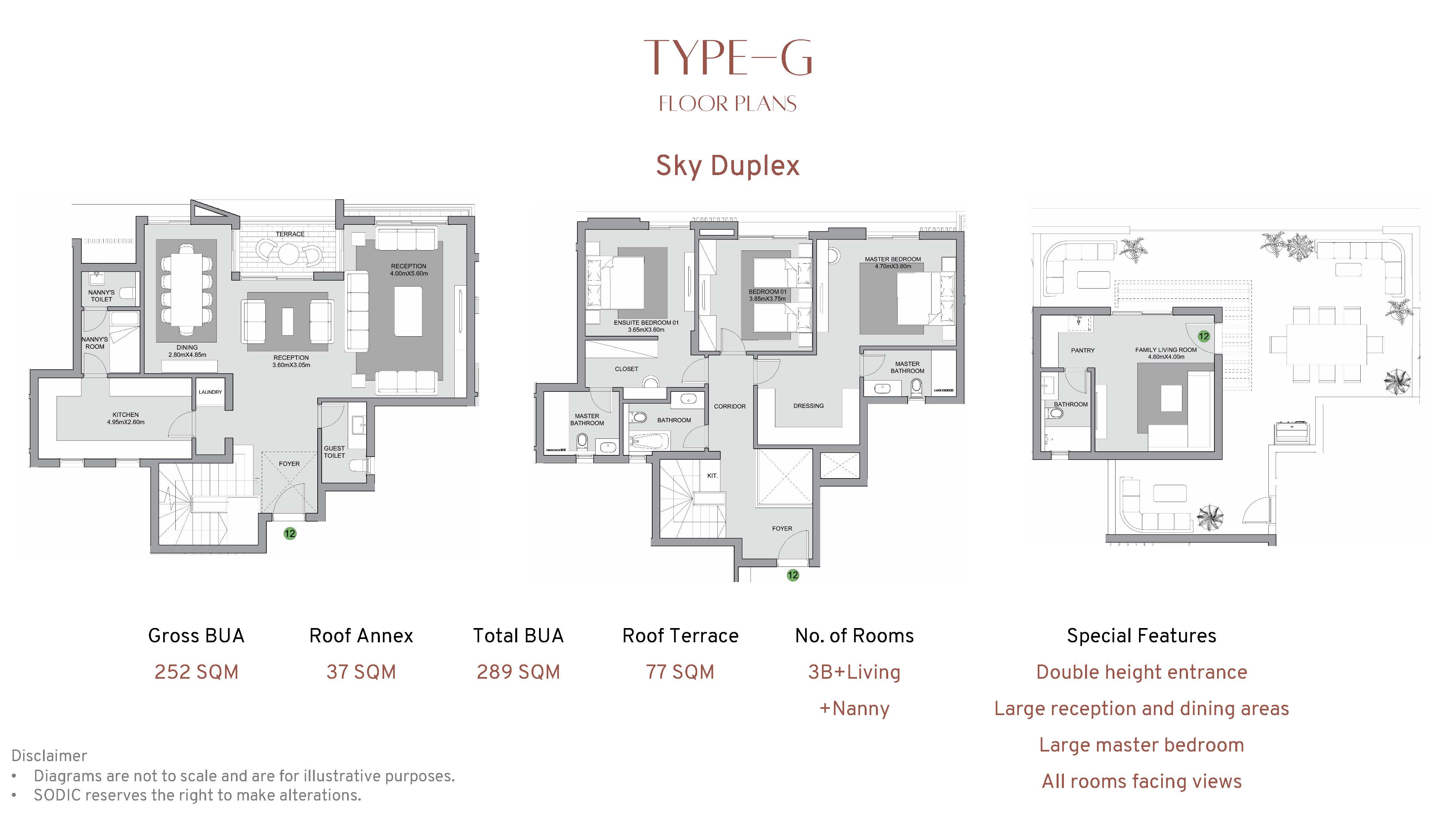 Floor plan for duplex at Estates Residence - Nobu