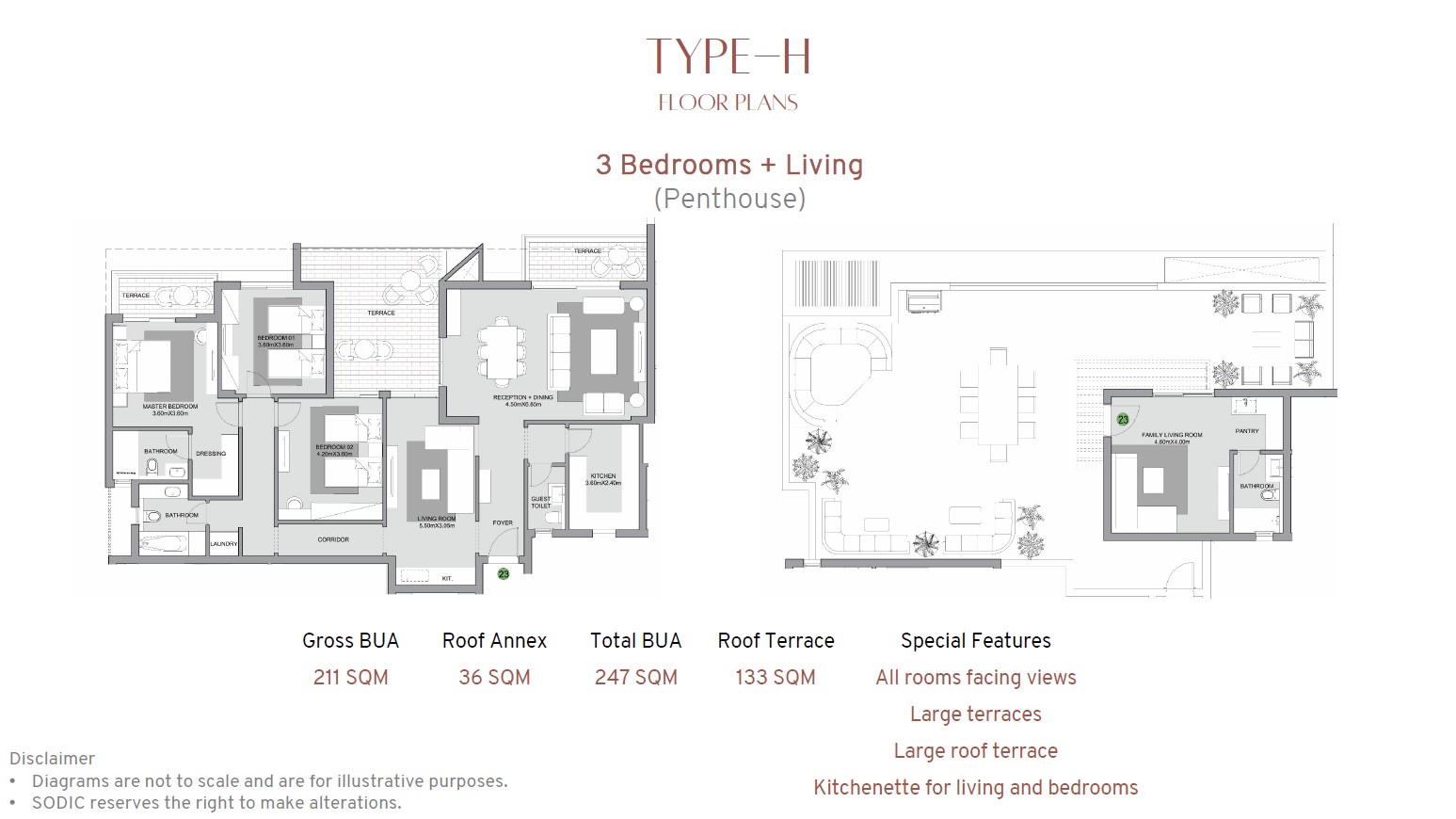 Floor plan for apartment at Estates Residence - Nobu