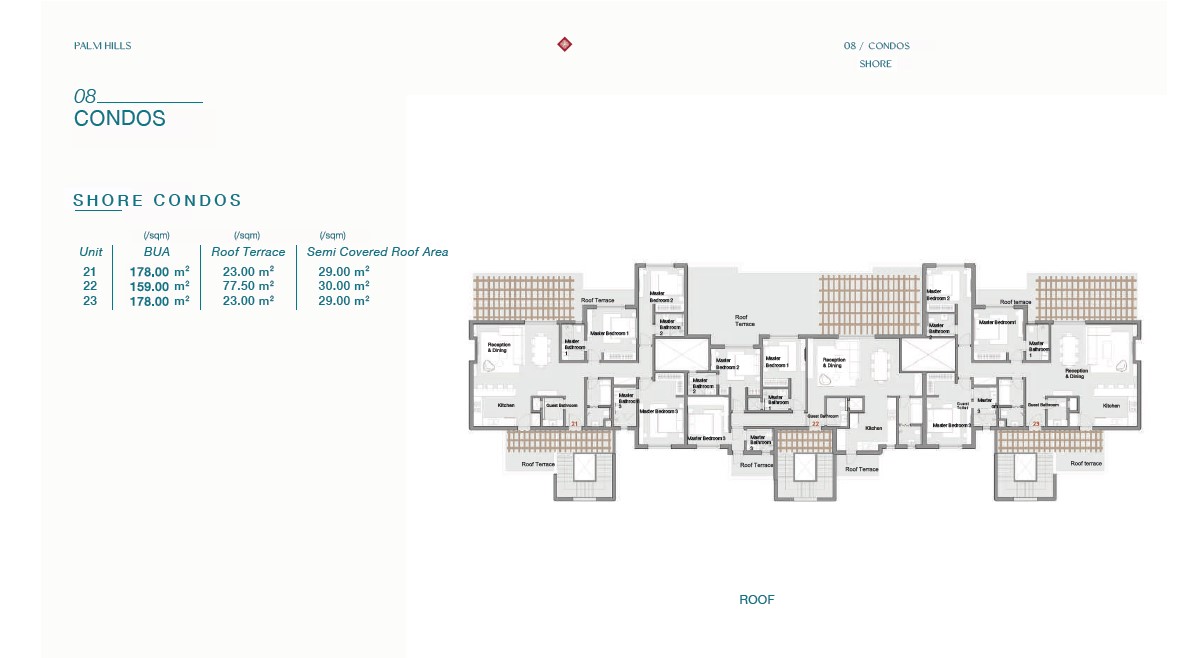 Floor plan for chalet at Hacienda Heneish