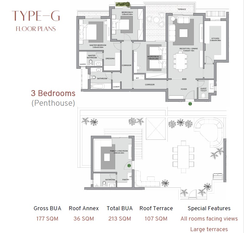 Floor plan for apartment at The Estates Residence