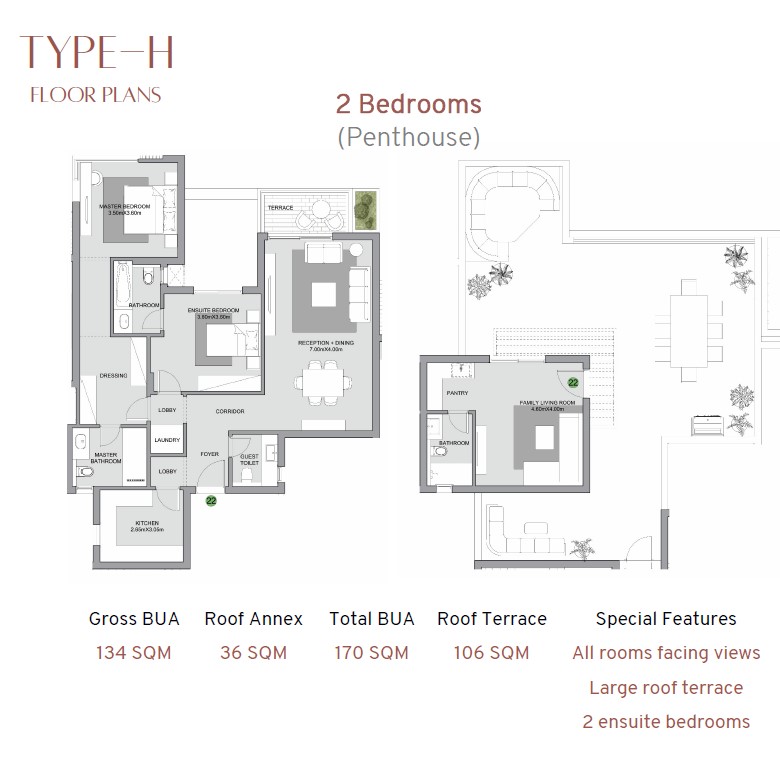 Floor plan for apartment at The Estates Residence