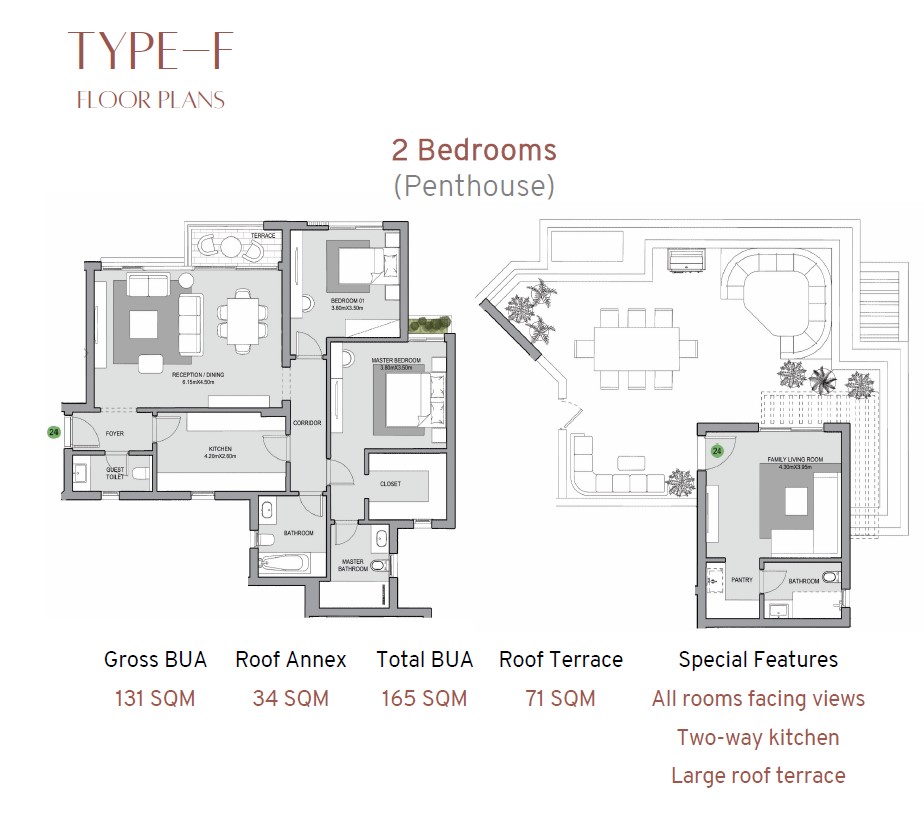 Floor plan for apartment at The Estates Residence