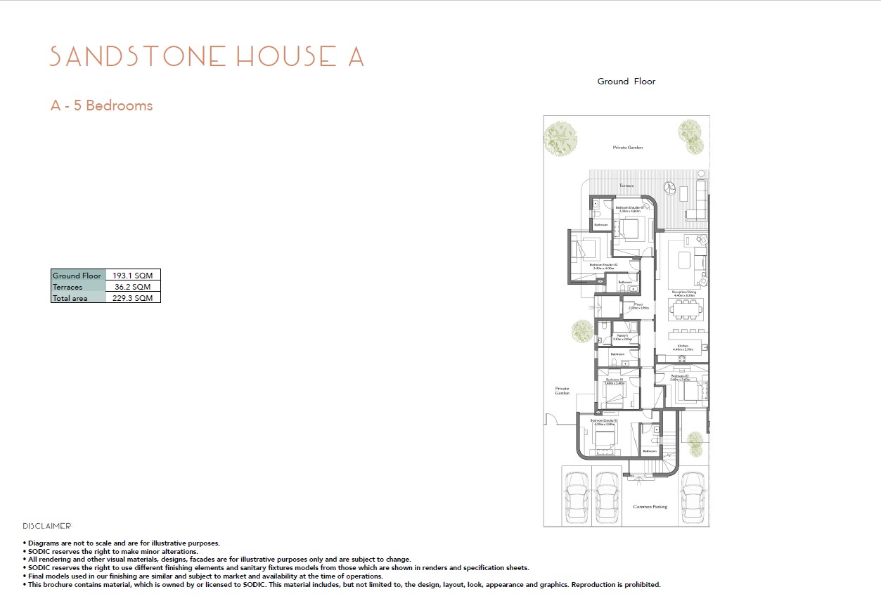 Floor plan for chalet at June