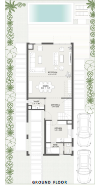 Floor plan for villa at At East