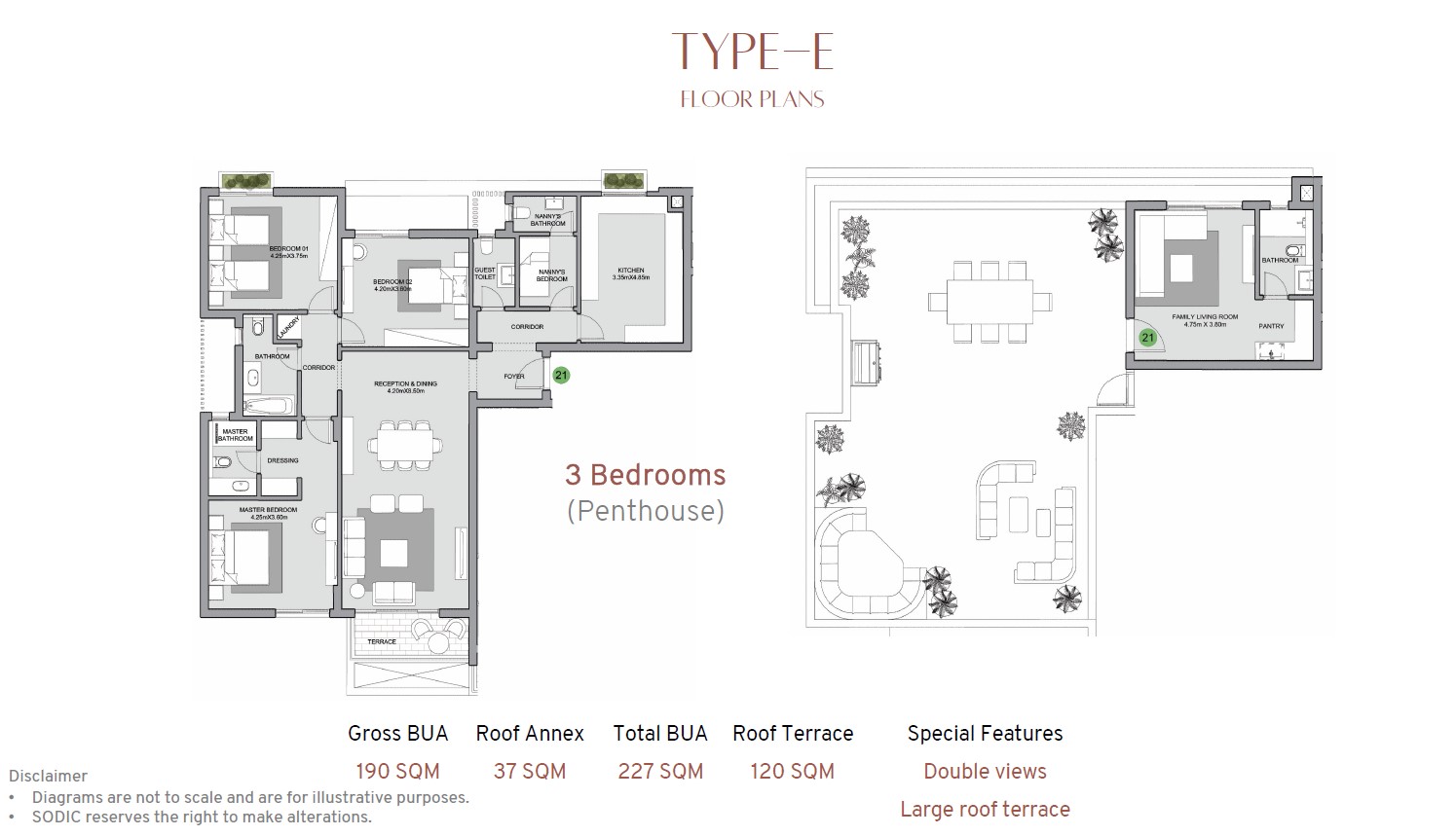 Floor plan for apartment at Estates Residence - Nobu