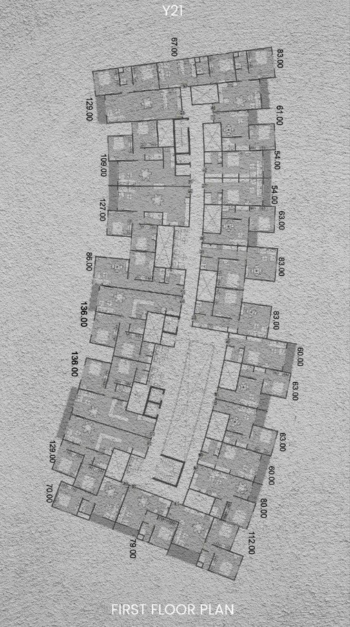 Floor plan for apartment at Crowne Residence
