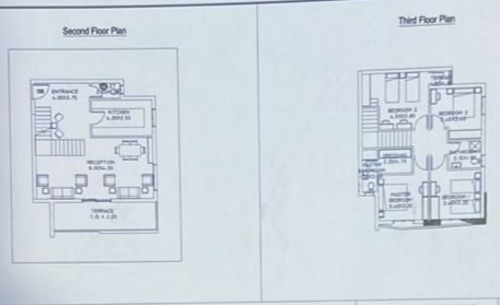 Floor plan for duplex at Taj City