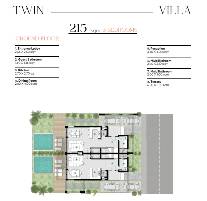 Floor plan for  at Azha North Coast