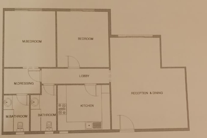 Floor plan for apartment at Aliva Mountain View Mostakbal City