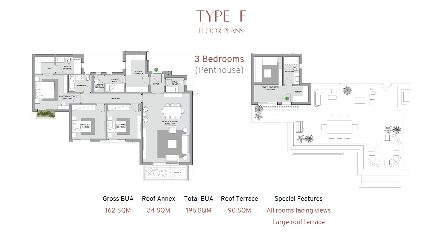 Floor plan for apartment at The Estates Residence