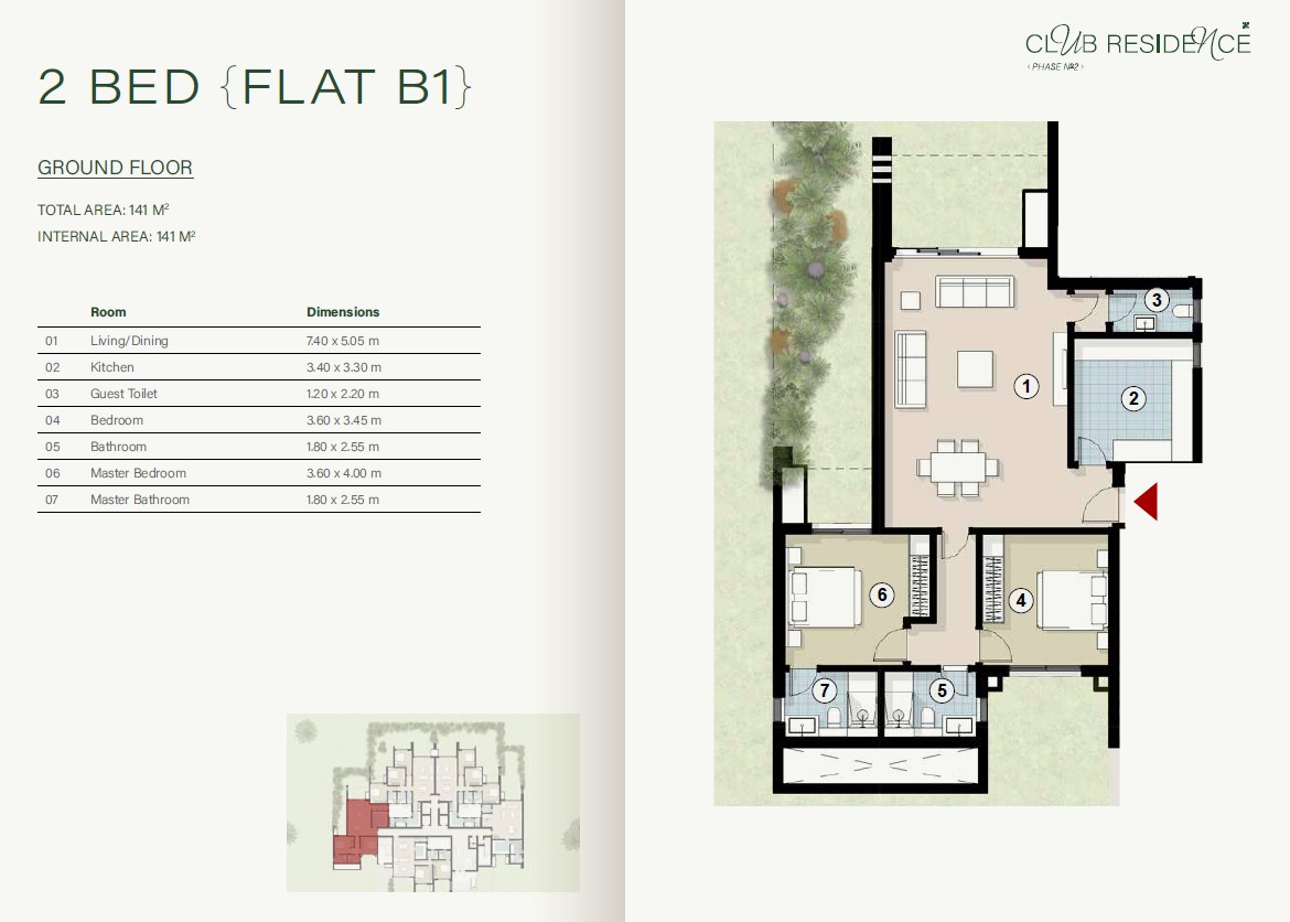Floor plan for apartment at ZED East
