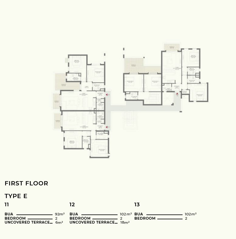 Floor plan for chalet at DUA