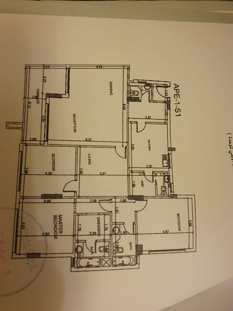Floor plan for apartment at Joulz