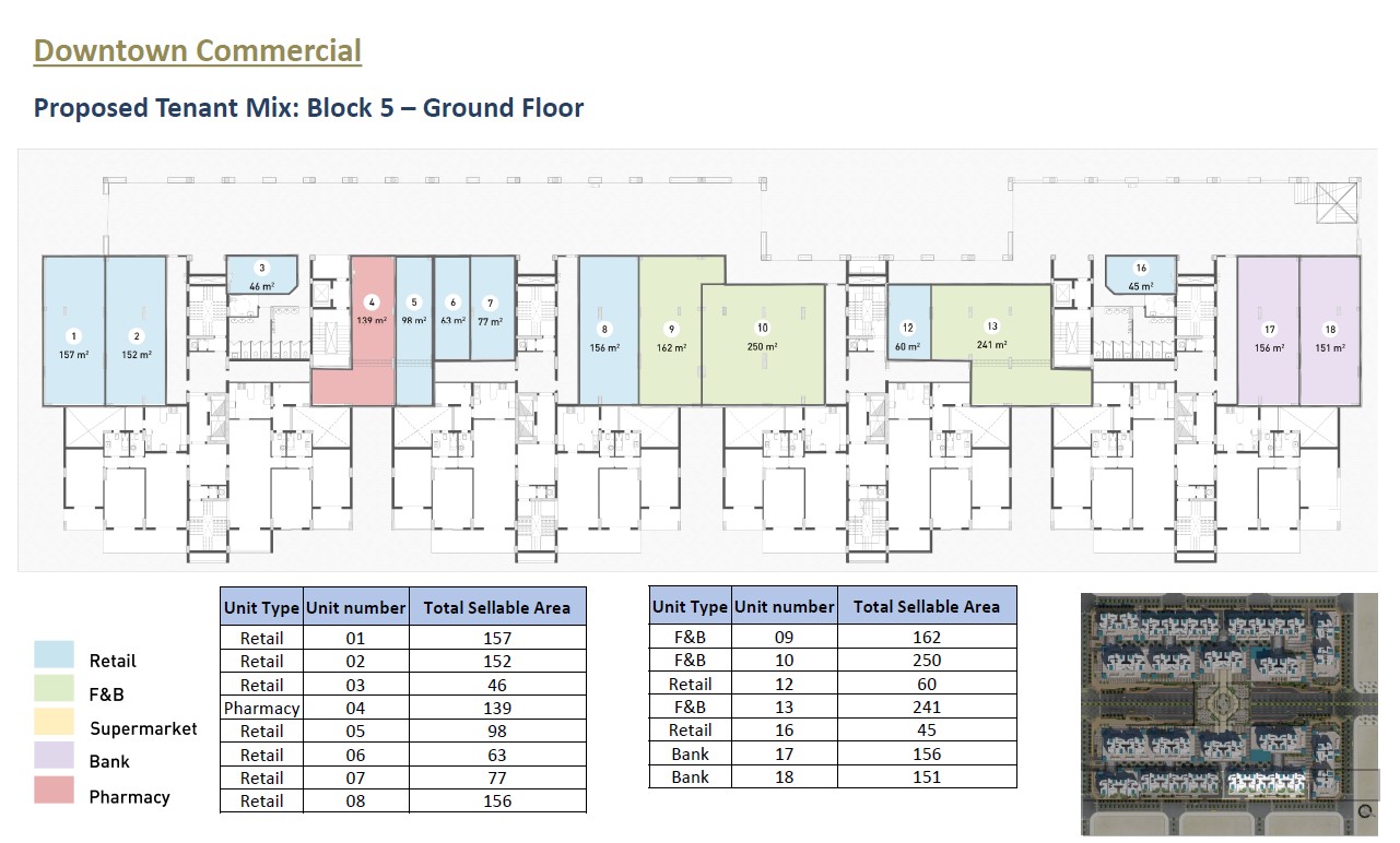 Floor plan for  at Downtown New Alamein