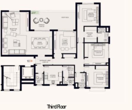 Floor plan for apartment at O West Orascom