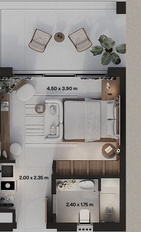 Floor plan for  at Gaia Cabanas