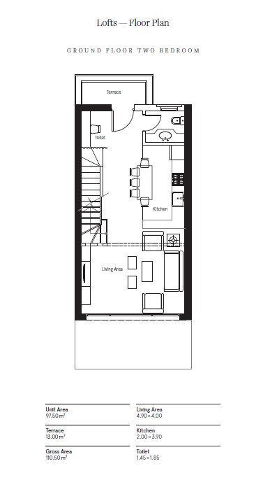Floor plan for  at Blanca