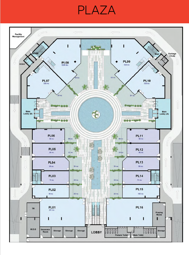 Floor plan for  at District People